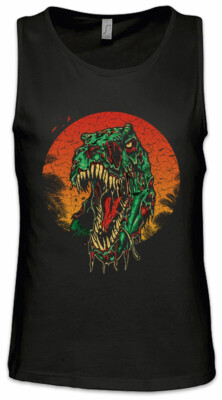 Zombie Rex Herren Tank Top The Brain Walking Bob Brains Dead Zombie Eater Living