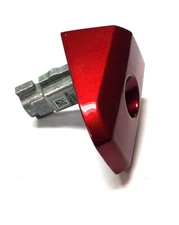 Front Red Door Handle Cylinder End Bezel 2021-25 Chevrolet Silverado GMC Sierra