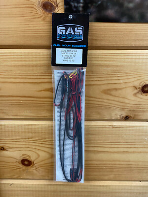 Gas Bowstrings Mathews VXR 28 Bowstring And Cable Set W/ Speed Nocks Red/Black