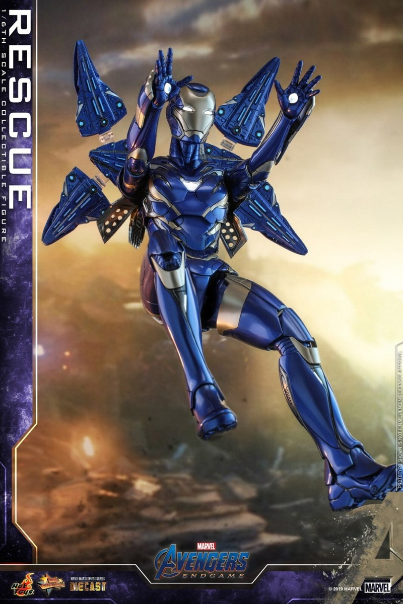 Hot Toys MARK XLIX フィギュア HOT TOYS MMS538D32 Avengers: Endgame Rescue Suit Mark XLIX 1/6
