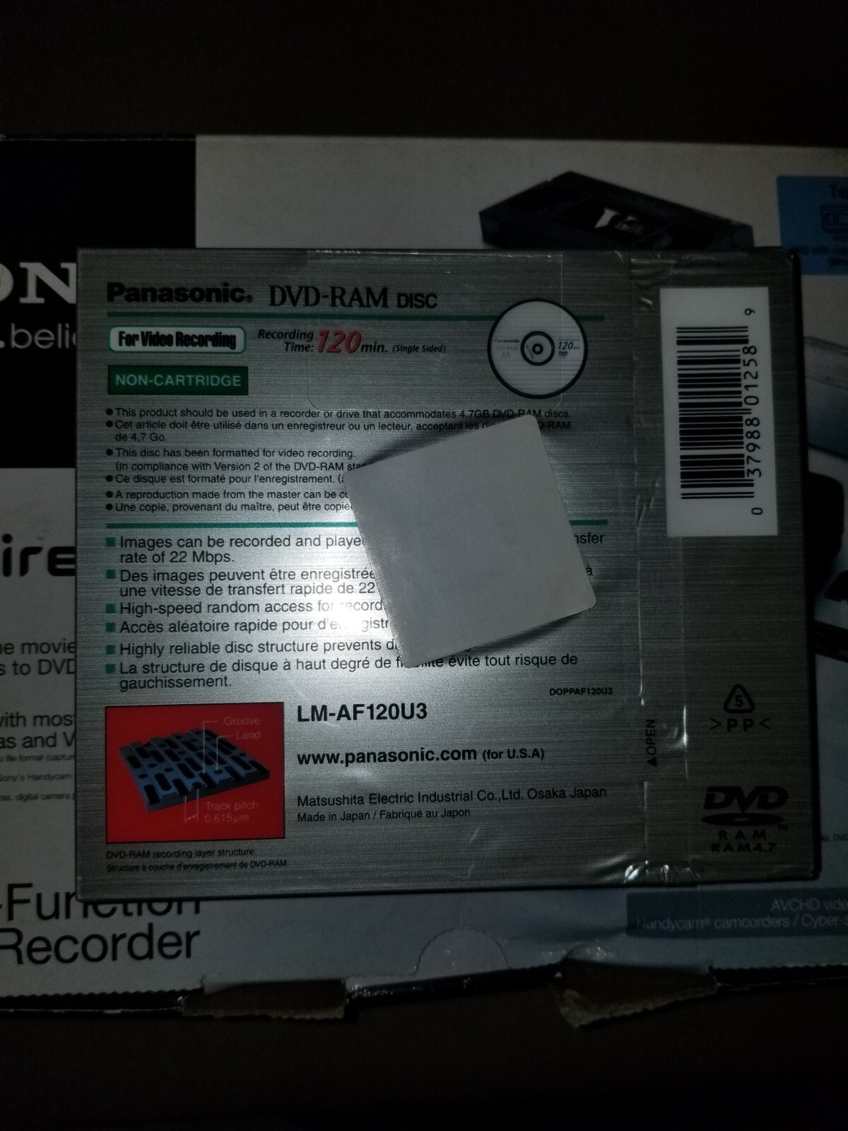 New! Sony DVD Recorder VRDMC6 DVDirect MultiFunction Burner VHS to