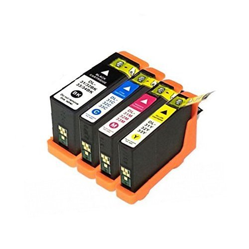 1 Set 4 Ink Cartridge 31/32/33/34 for Dell V525 V725w Printer, High Yield - Bild 3 von 3