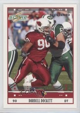 2005 Score Scorecard 223/599 Darnell Dockett #4 wo2