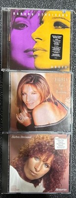 Barbra Streisand 3 CD Lot - Duets, Back To Broadway, Memories Columbia Hits