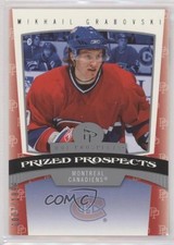 2006-07 Fleer Hot Prospects Prized Prospects 7/1999 Mikhail Grabovski #187 0q3