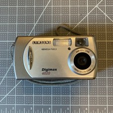 Samsung Digimax 4010 4.0MP Digital Camera Silver w/case - Tested