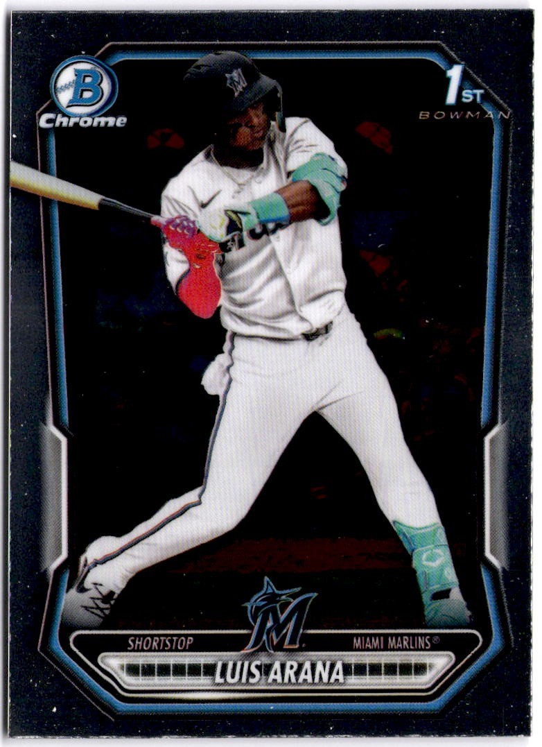 2026 Bowman Sapphire Edition - Luis Arana #BCP-72 - Miami Marlins
