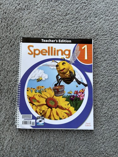 Bob Jones University Spelling 1 Teacher’s Manual, With Cd-rom Like New