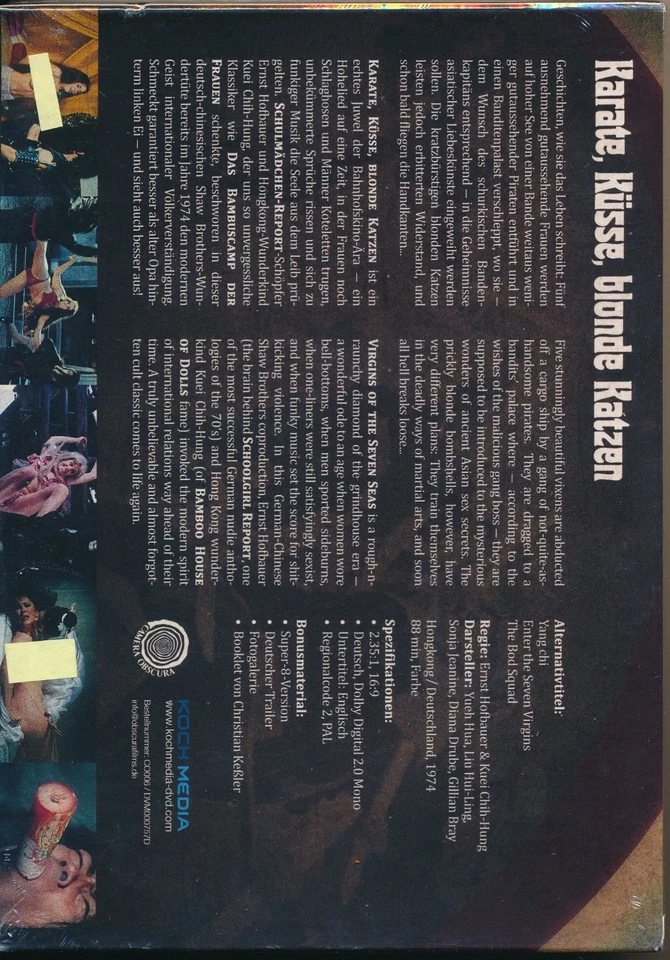 Virgins Of The Seven Seas / The Bod Squad Rare German WS English Subs PAL R2 DVD - Image 2 of 2