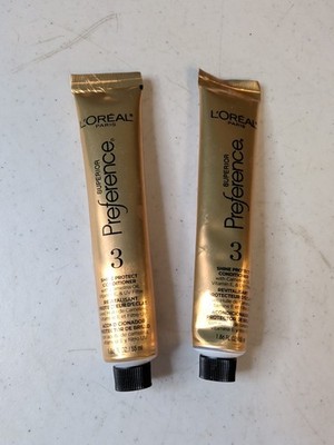 Loreal Paris Superior Preference #3 Color and Shine 2 tubes 1.86 ounce Each
