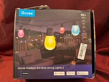 *Read* Govee S14 Bulb Outdoor String Lights 2, 96ft Smart RGBIC Warm White Patio