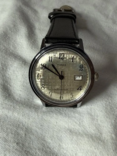 Vintage 1975 Timex Marlin Men’s Mechanical Wristwatch Please Read