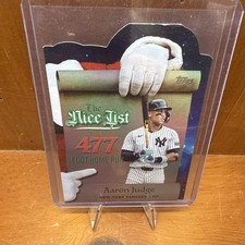 Aaron Judge 477 Foot Home Run 2025 Topps Holiday Baseball The Nice List Yankees