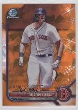 2022 Bowman Sapphire Edition Chrome Prospects Orange 18/50 Triston Casas uk2