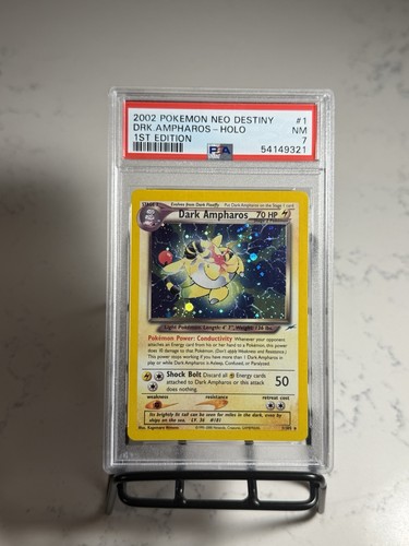 Dark Ampharos (1st Edition) graded PSA 7 for sale on eBay