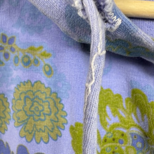 Fresh Produce Sweatshirt Jacket Womens Size Small Floral Print Hoodie Full Zip - Picture 5 of 5