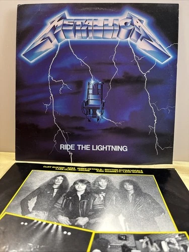 Metallica /Ride The Lightning Vinyl LP 1984 Elektra 60396-1 RARE CLUB VERSION NM