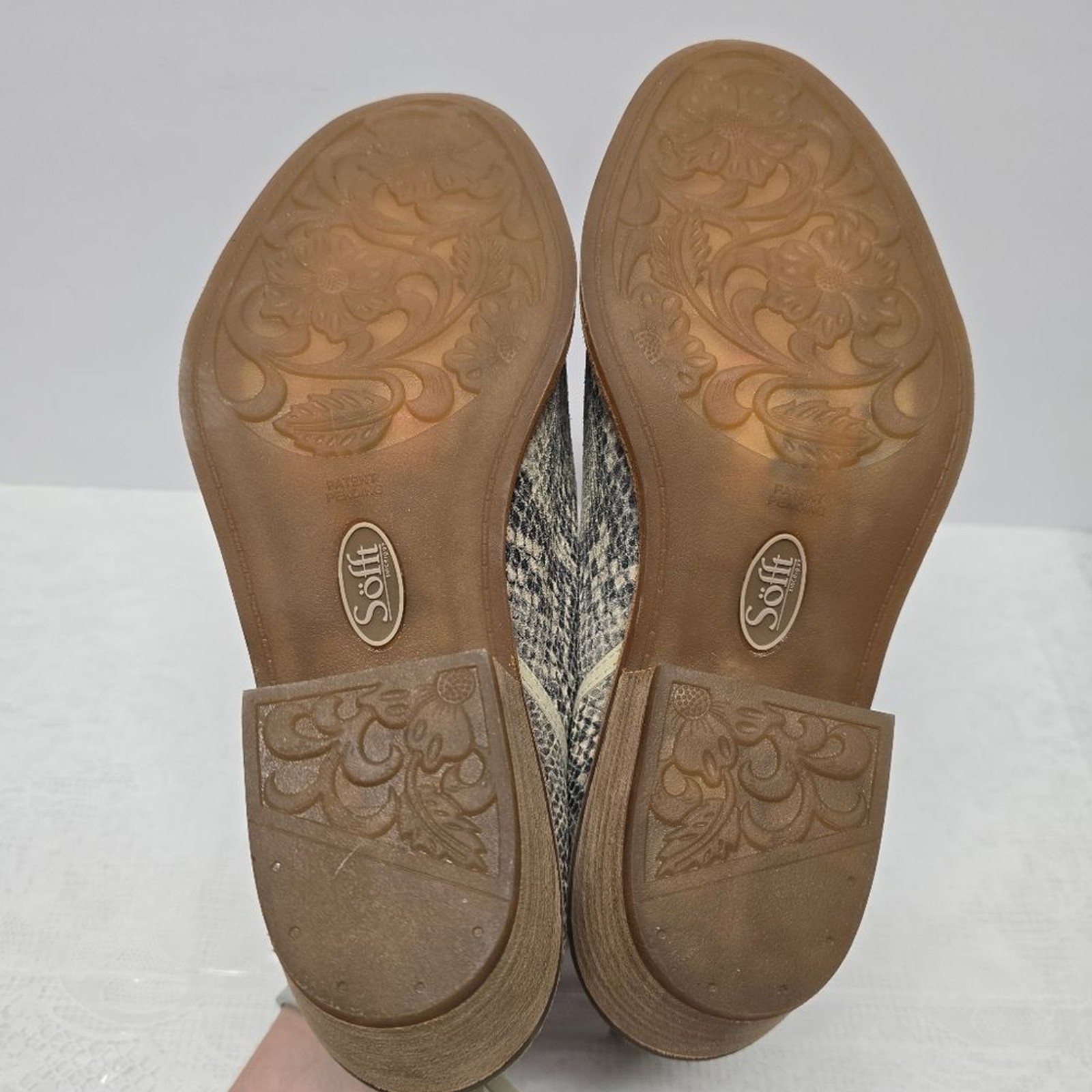 Sofft Abena Snakeskin Python Embossed Genuine Lea… - image 7