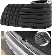 Car Rear Bumper Protector Guard Strip, 41x3.4 Inches Universal Ant Size: Black