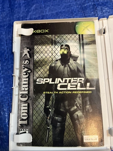 Tom Clancy's Splinter Cell (Microsoft Xbox, 2002) Game And Manual Only