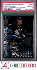 1999 BAP MILLENNIUM SIGNATURE ALL-STAR FANTASY SILVER MARK MESSIER #/25 PSA 8