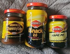 Collectable Vegemite iSnack 2.0 Unopened 270gm - Name Me + Cheesybite 145gm RARE
