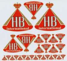 DECAL AUFKLEBERBOGEN HB INTERNATIONAL FÜR 1:...