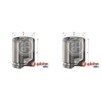 2X Autofren 42Mm Kolben Bremssattel Hinten Passend FüR Audi A4 A5 A6 A7 Q5 BMW 5