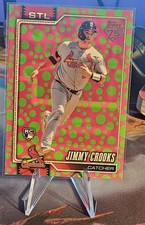 2026 Topps Series 1 - Jimmy Crooks III #73 Green & Pink Polka Dots (RC)