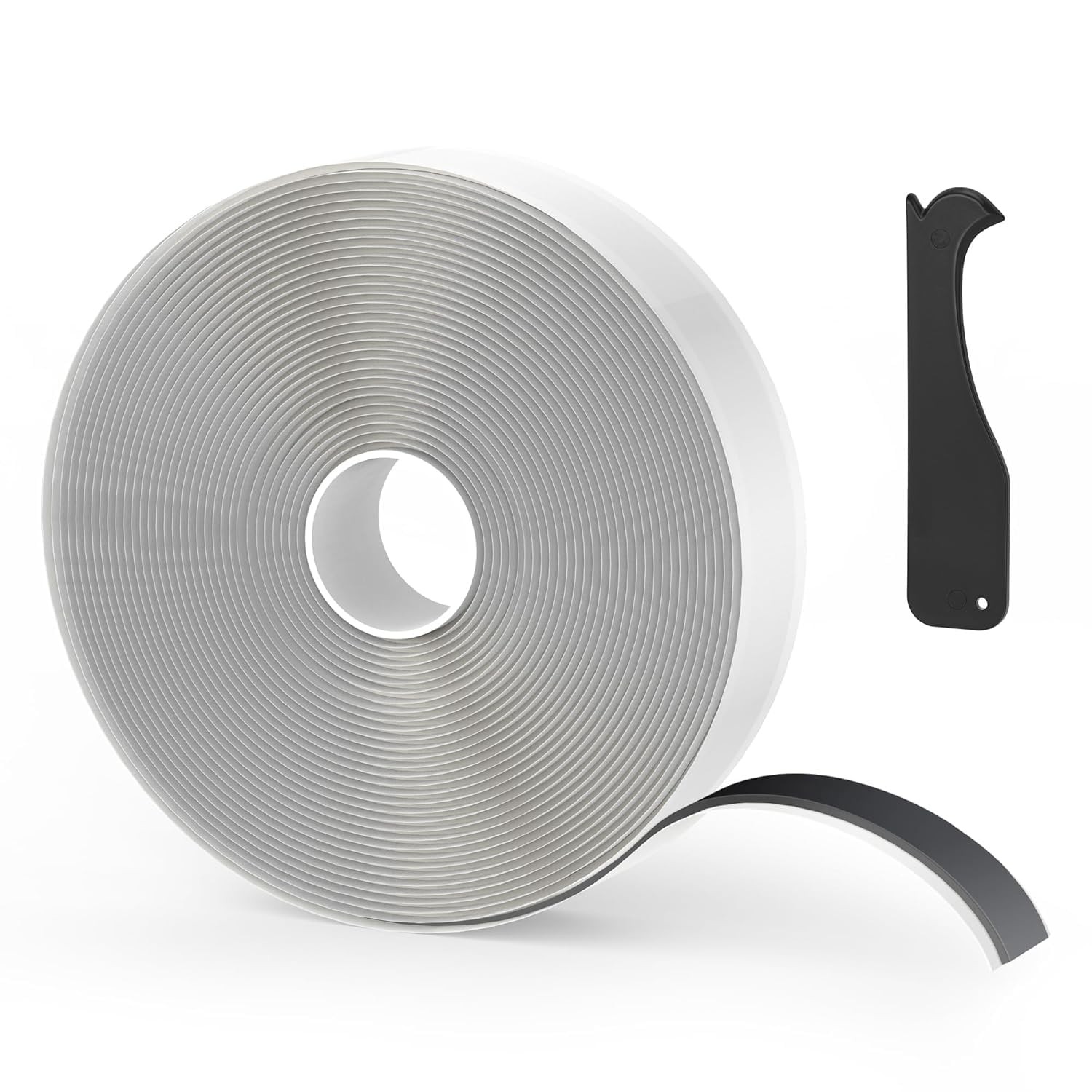 Butyl Tape Black 2" x 30 Ft None Hardening Premium Butyl Caulk Tape for RV Wi...