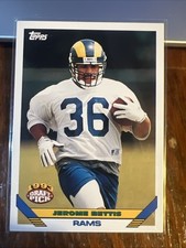Jerome Bettis 1993 Topps Rookie Card RC #604 HOF Rams Steelers Notre Dame NM-MT. rookie card picture
