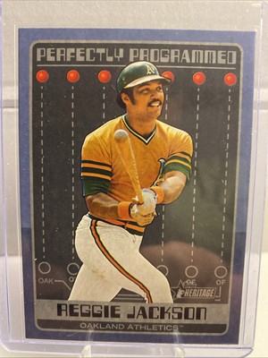 2024 Topps Heritage High Number Reggie Jackson Perfectly Programmed #PP-1