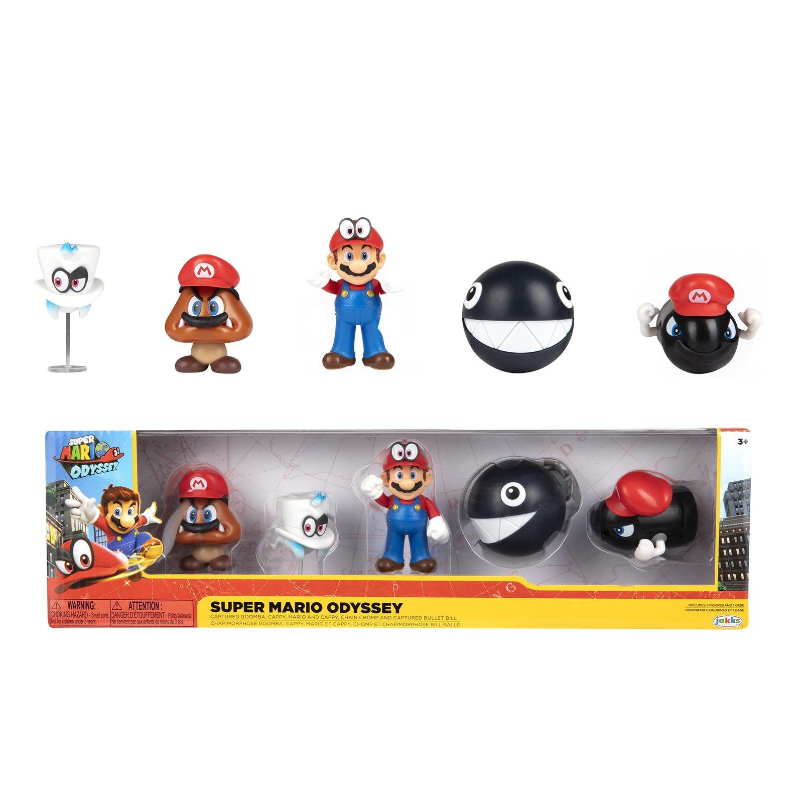 Super Mario Nintendo Odyssey Action Figures Multi-Pack 25- 10390₽