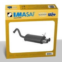 Imasaf Auspuff Sportauspuff für Renault Laguna I 2.0 16V 2X76Mm DTM