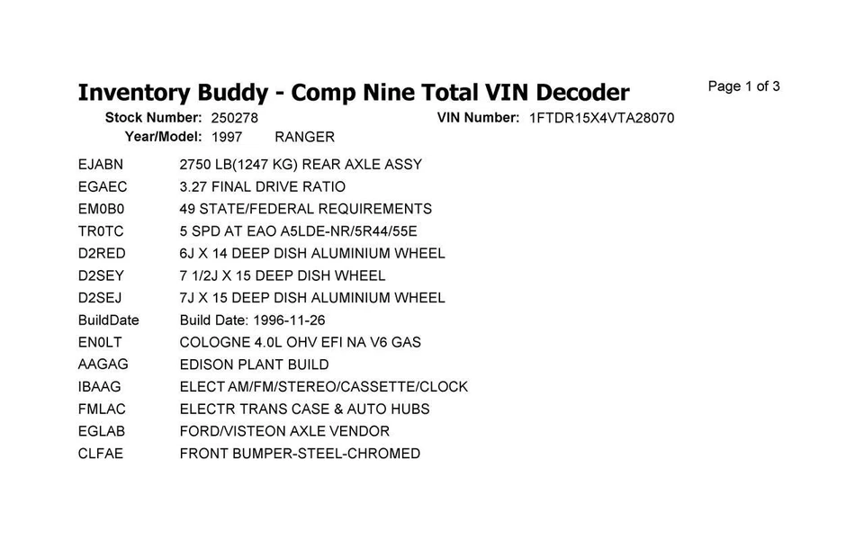 Alternator 130 Amp Fits 95-03 MAZDA B-3000 2708503 Foto 4 de 4