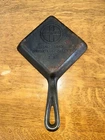 Vintage Griswold Cast Iron #129 Square Egg Skillet