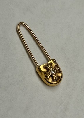 アクセサリー chrome hearts heart pierce 22k CHROME HEARTS 22K GOLD SAFETY PIN SizeS Authentic | eBay