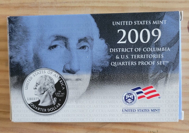 U.S. Mint 2009 District of Columbia & U.S. Territories Quarters Proof Set