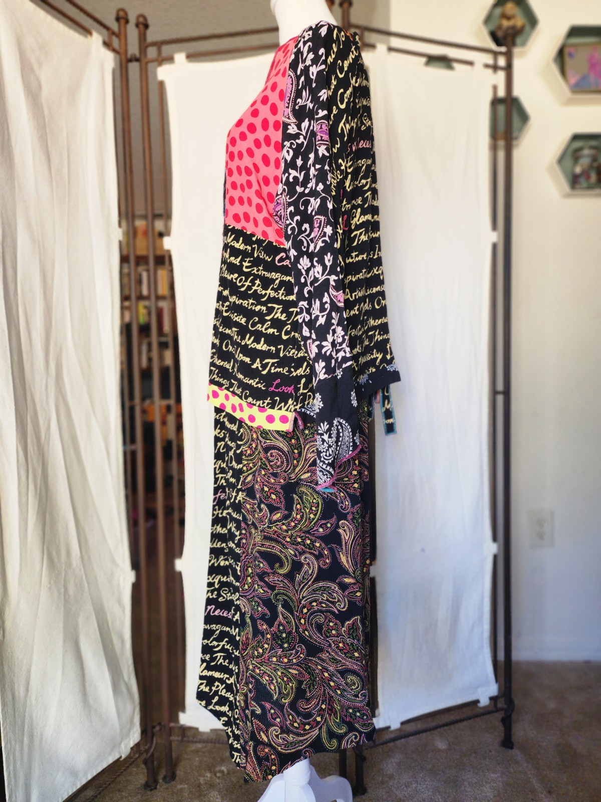 Nothing Matches Patchwork Artwear Jacket & Skirt … - image 4