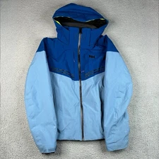 Helly Hansen Alpha Infinity Ski Jacket Men's XL Blue RECCO Primaloft H2Flow