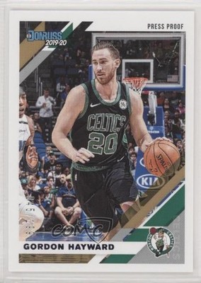 2019-20 Panini Donruss Press Proof Purple 45/199 Gordon Hayward #9 0ct0