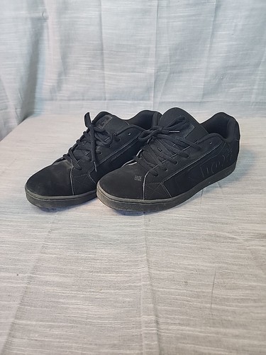 DC Shoe Co Net Low Men's Sneakers Skateboarding Shoes Black/Black Sz 16 302361 - Picture 3 of 9