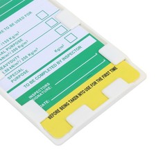 Scaffold Tag 10PCS Scaffolding Listing PVC Plastic Waterproof Safety Signs