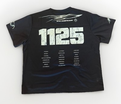 The Weeknd After Hours Til Dawn Tour Merch Black Jersey XL