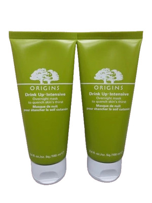 ORIGINS DRINK UP INTENSIVE OVERNIGHT MASK 3.4 OZ NWOB LOT OF 2