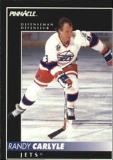 1992-93 Pinnacle French #87 Randy Carlyle - HKY