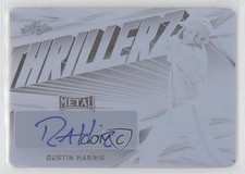2022 Leaf Metal Thrillerz Printing Plate Black 1/1 Dustin Harris Auto 0rm6