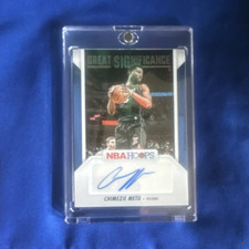 Panini 2024-25 NBA Hoops Chimezie Metu Pistons Great Significance Autograph