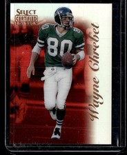 WAYNE CHREBET 1996 SELECT CERTIFIED RED MIRROR PROMO NEW YORK JETS #24
