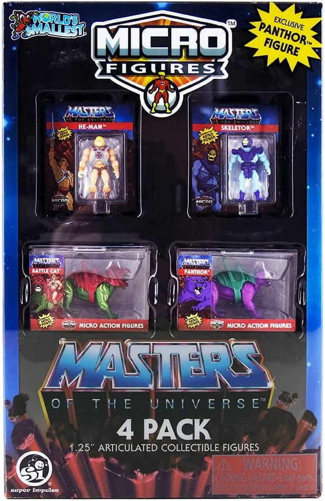 World's Smallest Masters of The Universe Micro Figures Exclusive Collectors S...